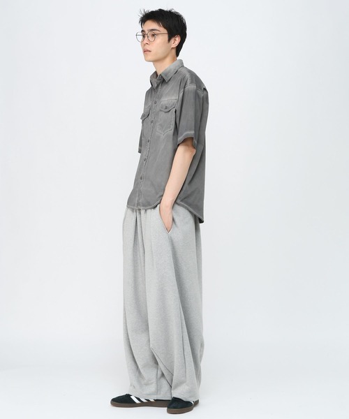 3.3 Field Trip （3.3フィールドトリップ）の「3.3 Field Trip／バルーンスウェットパンツ（スウェットパンツ・メンズ・グレー/ブラック・FREE）」の4枚目の写真