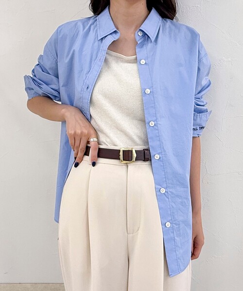 fredy emue(フレディエミュ)の「【atelier brugge/アトリエブルージュ】ウェーブバックルフリーアジャストベルト(ベルト・レディース・ブラウン/ブラック・FREE)」の3枚目の写真