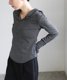 select MOCA | ボーダーフーディーロンT(パーカー)