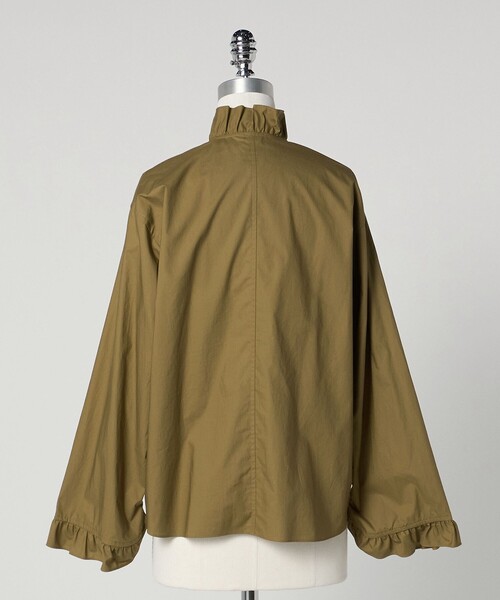 LOEFF＞フリル スキッパー シャツ（シャツ/ブラウス）｜LOEFF（ロエフ