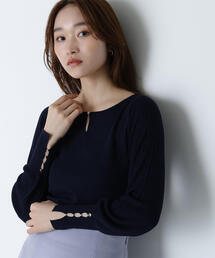 maje - ❤️maje　新作　新品　ブルー　半袖　ニット　カットソー　ビジュー　綺麗　上品 ❤️maje 新作 新品 ブルー 半袖 ニット カットソー ビジュー