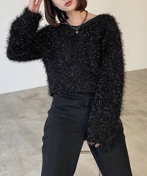 PAGEBOY | ダンスヤーン2WAYカーディガン【前後２WAY着用】(カーディガン/ボレロ)