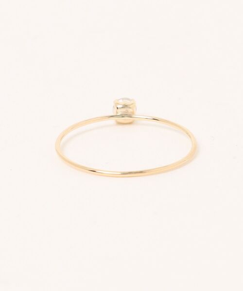 ESTELLE（エステール）の「6月誕生石 K10 イエローゴールド ムーンストーン リング（指輪） ESTELLE/エステール WEB限定（リング・レディース・イエローゴールド・11号/9号）」の3枚目の写真