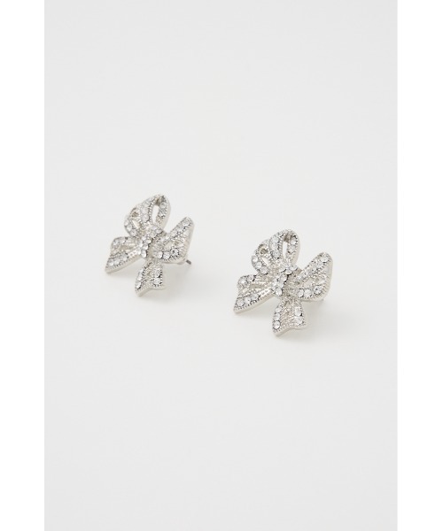 BIJOU RIBBON P/EARRING ビジュー リボンピアス（ピアス（両耳用