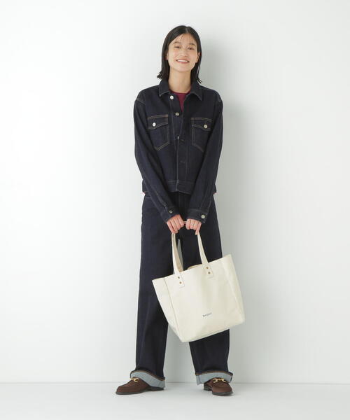 Healthy denim（ヘルシーデニム）の「◆【Healthy Denimコラボ】デニムジャケット（デニムジャケット・レディース・ネイビー・MEDIUM）」の14枚目の写真