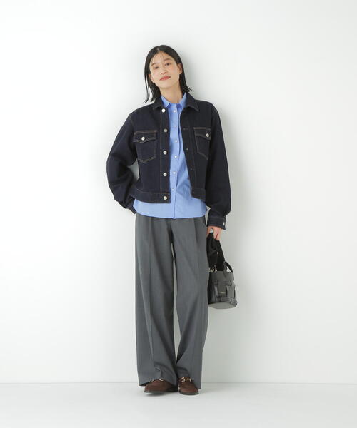 Healthy denim（ヘルシーデニム）の「◆【Healthy Denimコラボ】デニムジャケット（デニムジャケット・レディース・ネイビー・MEDIUM）」の17枚目の写真