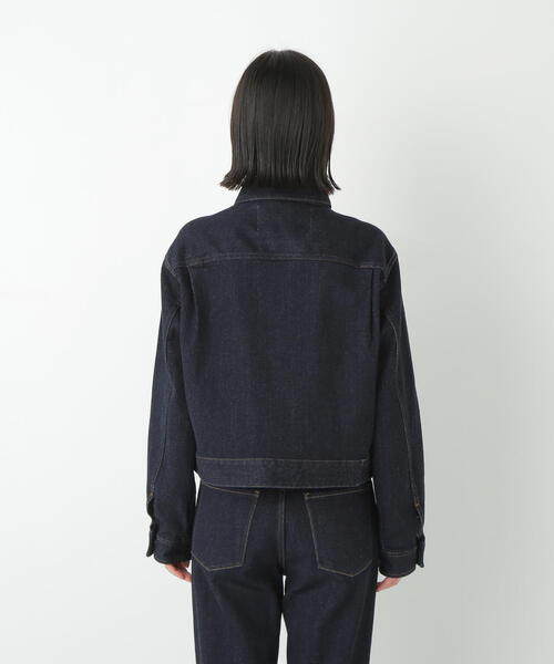 Healthy denim（ヘルシーデニム）の「◆【Healthy Denimコラボ】デニムジャケット（デニムジャケット・レディース・ネイビー・MEDIUM）」の11枚目の写真