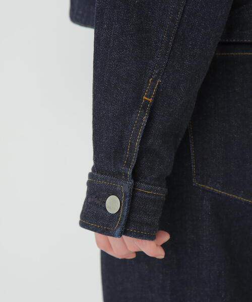 Healthy denim（ヘルシーデニム）の「◆【Healthy Denimコラボ】デニムジャケット（デニムジャケット・レディース・ネイビー・MEDIUM）」の15枚目の写真