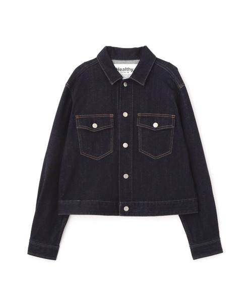 Healthy denim（ヘルシーデニム）の「◆【Healthy Denimコラボ】デニムジャケット（デニムジャケット・レディース・ネイビー・MEDIUM）」の20枚目の写真