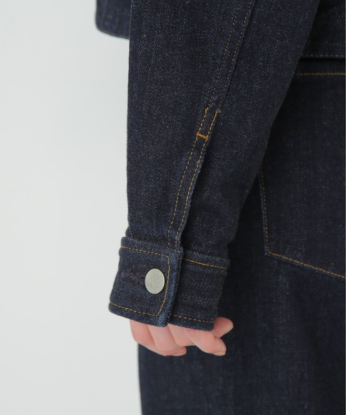 Healthy denim（ヘルシーデニム）の「◆【Healthy Denimコラボ】デニムジャケット（デニムジャケット・レディース・ネイビー・MEDIUM）」の16枚目の写真