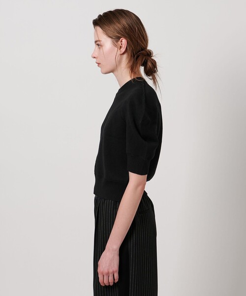 ASTRAET（アストラット）の「＜ASTRAET＞16G ボリュームショルダー クルーネックニット（ニット/セーター・レディース・グレー系/ブラック・FREE）」の10枚目の写真