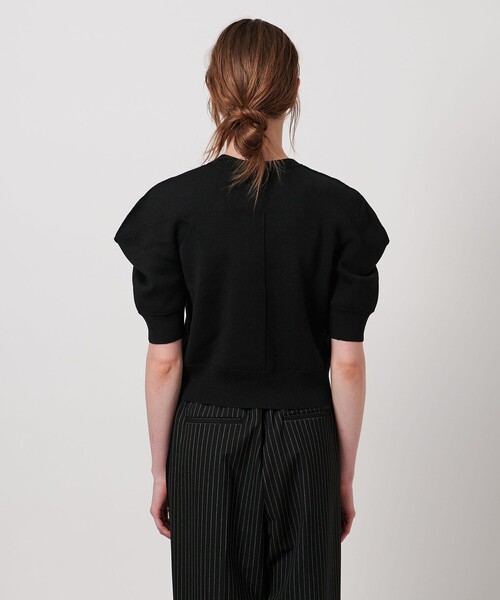 ASTRAET（アストラット）の「＜ASTRAET＞16G ボリュームショルダー クルーネックニット（ニット/セーター・レディース・グレー系/ブラック・FREE）」の11枚目の写真