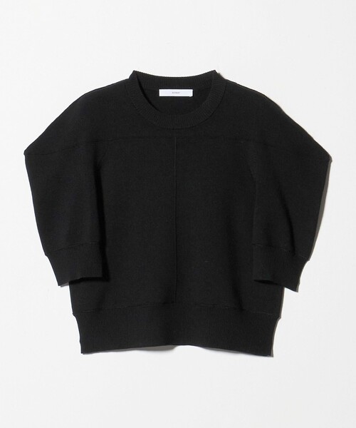 ASTRAET（アストラット）の「＜ASTRAET＞16G ボリュームショルダー クルーネックニット（ニット/セーター・レディース・グレー系/ブラック・FREE）」の18枚目の写真