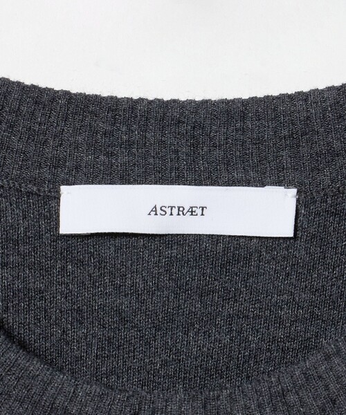 ASTRAET（アストラット）の「＜ASTRAET＞16G ボリュームショルダー クルーネックニット（ニット/セーター・レディース・グレー系/ブラック・FREE）」の22枚目の写真