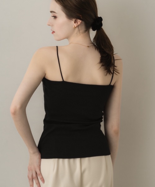 muku(ムク)の「SPAGHETTI CAMISOLE/in bra(キャミソール・レディース・ホワイト/ブラウン/ブラック・FREE)」の10枚目の写真