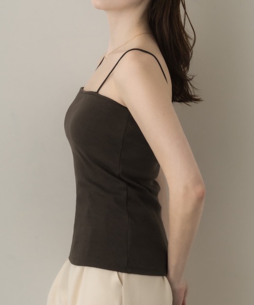 muku(ムク)の「SPAGHETTI CAMISOLE/in bra(キャミソール・レディース・ホワイト/ブラウン/ブラック・FREE)」の18枚目の写真