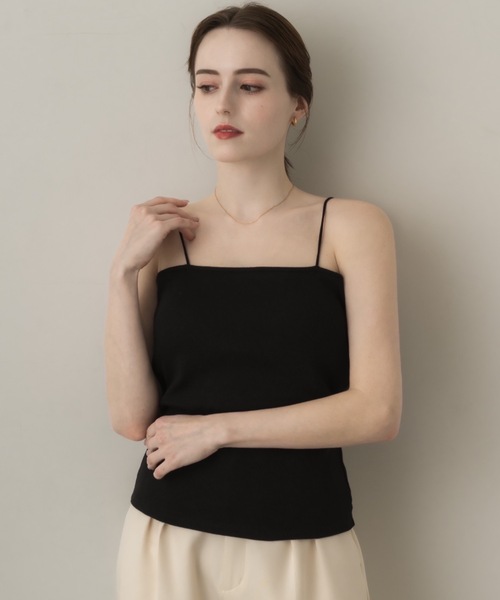 muku(ムク)の「SPAGHETTI CAMISOLE/in bra(キャミソール・レディース・ホワイト/ブラウン/ブラック・FREE)」の15枚目の写真