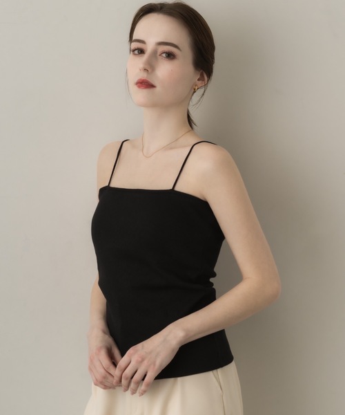 muku(ムク)の「SPAGHETTI CAMISOLE/in bra(キャミソール・レディース・ホワイト/ブラウン/ブラック・FREE)」の12枚目の写真