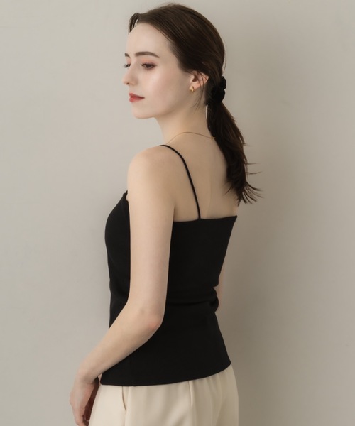 muku(ムク)の「SPAGHETTI CAMISOLE/in bra(キャミソール・レディース・ホワイト/ブラウン/ブラック・FREE)」の14枚目の写真