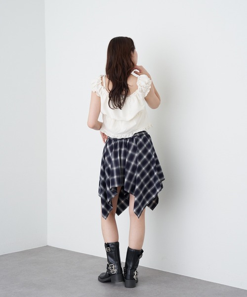 RAY CASSIN（レイカズン）の「デザインウエスト巻きスカート（スカート・レディース・ブルー系その他2/ブラック系その他2/ブラウン系その他2・FREE）」の18枚目の写真