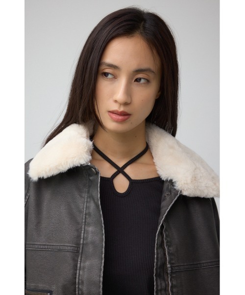 AZUL by moussy（アズールバイマウジー）の「ビンテージフェイクレザー