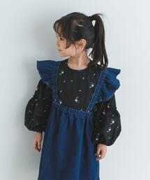 URBAN RESEARCH DOORS | フラワー刺繍袖ボリュームブラウス(KIDS)(Tシャツ/カットソー)