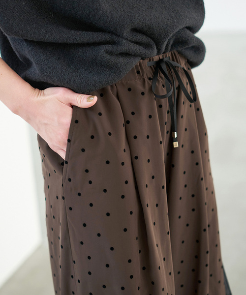 WEB限定》フロッキードットイージーパンツ（その他パンツ）｜Spick