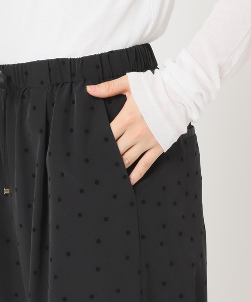 WEB限定》フロッキードットイージーパンツ（その他パンツ
