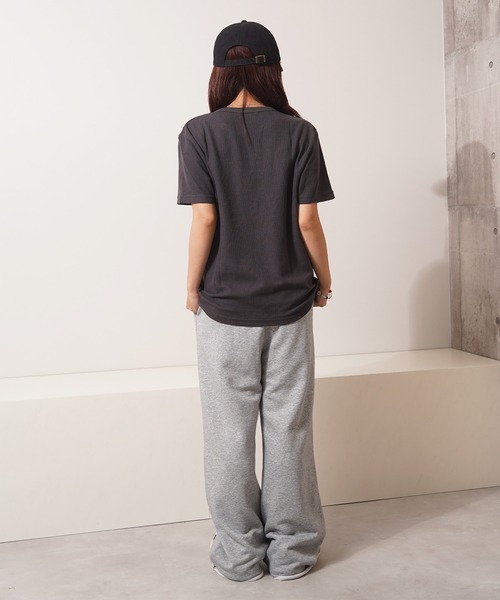 STAY GOLD（ステイゴールド）の「【STAYGOLD】 サーマル ヘンリーネック 半袖 Tシャツ / Thermal henley neck short sleeve T-shirt（Tシャツ/カットソー・メンズ・ネイビー/チャコールグレー/アイボリー・L/S/M）」の10枚目の写真