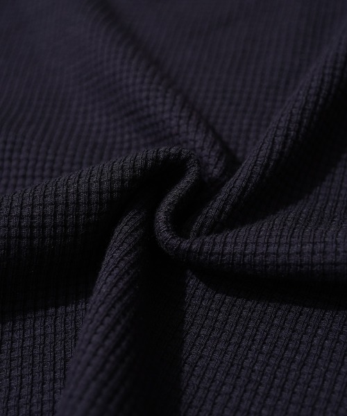 STAY GOLD（ステイゴールド）の「【STAYGOLD】 サーマル ヘンリーネック 半袖 Tシャツ / Thermal henley neck short sleeve T-shirt（Tシャツ/カットソー・メンズ・ネイビー/チャコールグレー/アイボリー・L/S/M）」の13枚目の写真