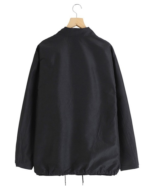 marka（マーカ）の「marka / マーカ：COACH JACKET -WOOL SILK HIGH COUNT TYPEWRITER-：M25C08BL02C[COR]（ブルゾン・メンズ・ブラック系その他・2）」の2枚目の写真