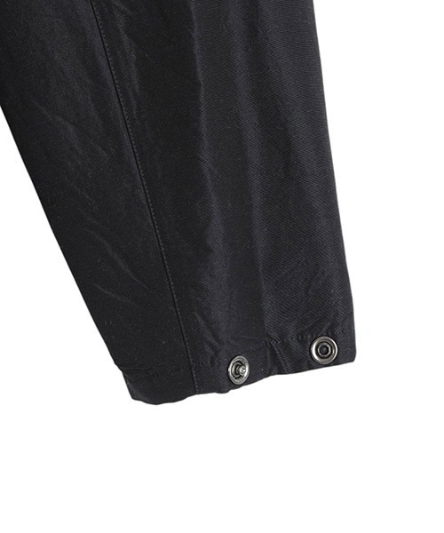 marka（マーカ）の「marka / マーカ：COACH JACKET -WOOL SILK HIGH COUNT TYPEWRITER-：M25C08BL02C[COR]（ブルゾン・メンズ・ブラック系その他・2）」の5枚目の写真