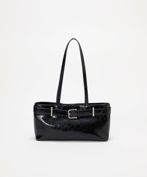 EFOLE(エフォル)の「Belted totebag/ベルトトートバッグ(トートバッグ・レディース・オフホワイト/ブラック・FREE)」の3枚目の写真