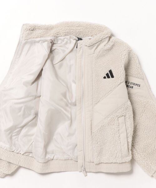 adidas/アディダス アウター キッズ ボア ジャケット U WORD BOA