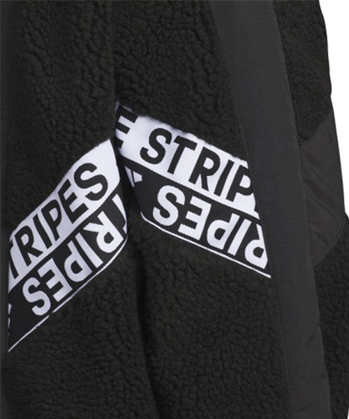 adidas（アディダス）の「adidas/アディダス アウター キッズ ボア ジャケット U WORD BOA JACKET CA268（その他アウター・キッズ・ベージュ×ブラック/ブラック×ホワイト・150cm/140cm/130cm/160cm）」の8枚目の写真