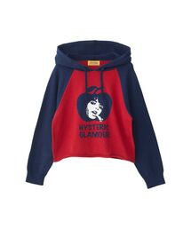 H170*ヒステリックグラマー☆モヘア☆ニット☆セーター☆赤 エンジ☆F HYSTERIC GLAMOUR｜ヒステリックグラマーのトップス（レッド