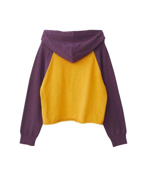 HYSTERIC GLAMOUR（ヒステリックグラマー）の「APPLE GIRL編込 パーカー（ニット/セーター・レディース・ブラック/レッド/イエロー・FREE）」の4枚目の写真