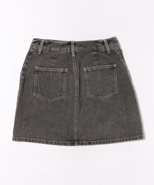 セール】Denim 台形ミニスカート 594931（デニムスカート）｜Heather