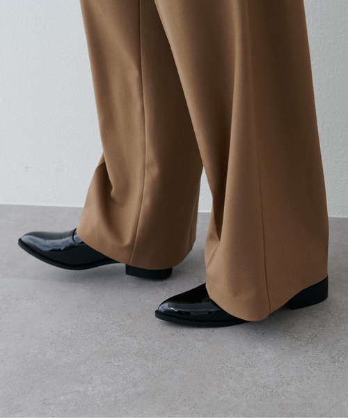 LARUTA(ラルータ)の「【LARUTA】ポインテッドローファー(ローファー・レディース・ブラック・MEDIUM/LARGE)」の4枚目の写真