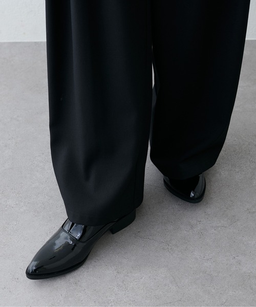 LARUTA(ラルータ)の「【LARUTA】ポインテッドローファー(ローファー・レディース・ブラック・MEDIUM/LARGE)」の3枚目の写真