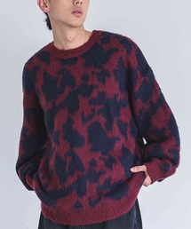 MDR（エムディアール）の「『モヘアタッチジャカード クルーネックニット』（ニット/セーター）」