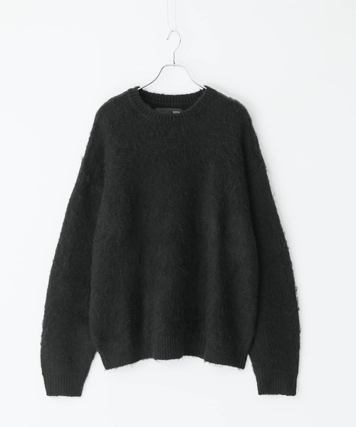 MDR（エムディアール）の「『モヘアタッチジャカードニット』（ニット/セーター・メンズ・グレー系その他2/ブラック/ボルドー/ブラック系2/グレー・L/M）」の13枚目の写真