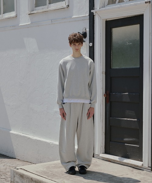 heavyweight cropped crewneck sweatshirt/ヘビーウェイト