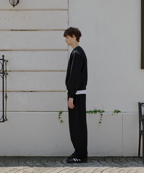 Regen Glanz（レーゲングランツ）の「heavyweight cropped crewneck sweatshirt/ヘビーウェイトクロップドクルーネックスウェット（スウェット・メンズ・ブラック/グレー・LARGE/MEDIUM/SMALL）」の12枚目の写真