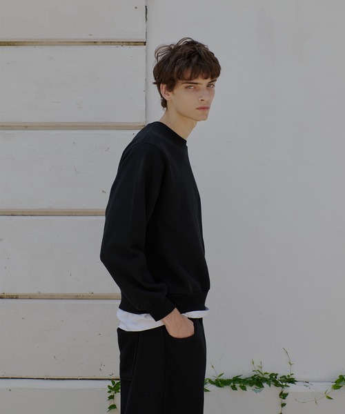 heavyweight cropped crewneck sweatshirt/ヘビーウェイトクロップド