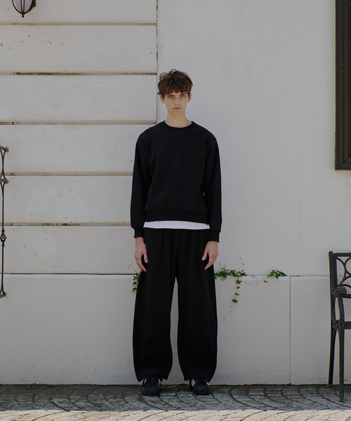 Regen Glanz（レーゲングランツ）の「heavyweight cropped crewneck sweatshirt/ヘビーウェイトクロップドクルーネックスウェット（スウェット・メンズ・ブラック/グレー・LARGE/MEDIUM/SMALL）」の16枚目の写真