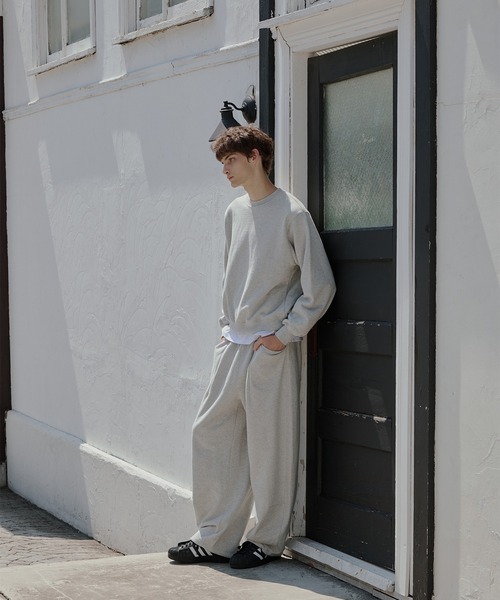 Regen Glanz（レーゲングランツ）の「heavyweight cropped crewneck sweatshirt/ヘビーウェイトクロップドクルーネックスウェット（スウェット・メンズ・ブラック/グレー・LARGE/MEDIUM/SMALL）」の20枚目の写真