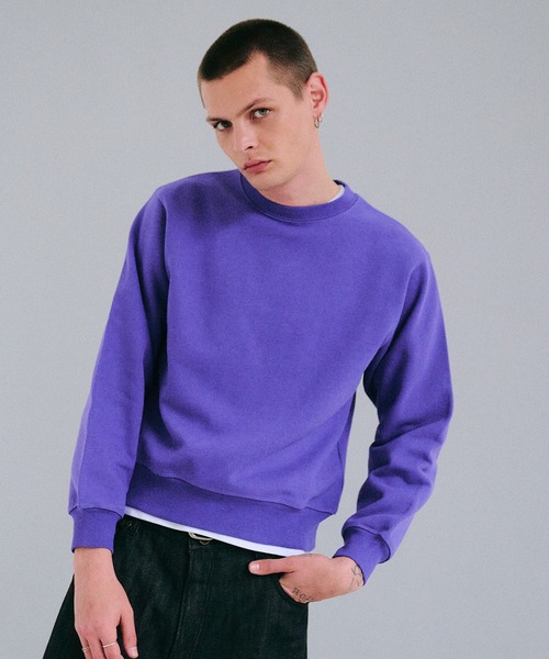 heavyweight cropped crewneck sweatshirt/ヘビーウェイトクロップド