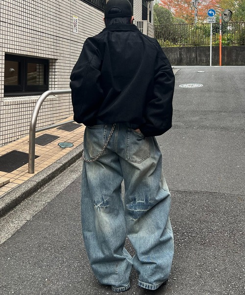 ILL'S(イルズ)の「コーデュロイ スウィングトップジャケット メンズ レディース ユニセックス(ブルゾン・メンズ・ブラウン/ブラック/ネイビー・L/M)」の6枚目の写真