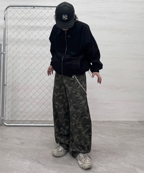 ILL'S(イルズ)の「コーデュロイ スウィングトップジャケット メンズ レディース ユニセックス(ブルゾン・メンズ・ブラウン/ブラック/ネイビー・L/M)」の7枚目の写真